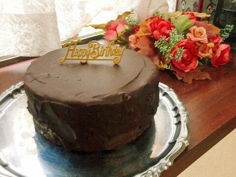 13歳誕生日チョコレートケーキ